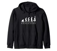 Évolution du Basket-Ball avec l'homme évolution Humaine drôle Sweat à Capuche