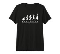 Évolution du Basket-Ball avec l'homme évolution Humaine drôle T-Shirt Haut de Gamme