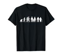 Évolution du Cycle de Vie Humain Grand-Parent T-Shirt Graphique avec Valeur