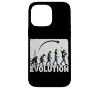 Evolution du Football américain Quaterback Humain Coque pour iPhone 14 Pro Max