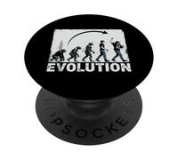 Evolution du Football américain Quaterback Humain PopSockets PopGrip Adhésif