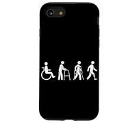 Évolution du Handicap Amputation Récupération Prothèse Jambe Coque pour iPhone SE (2020) / 7/8