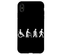 Évolution du Handicap Amputation Récupération Prothèse Jambe Coque pour iPhone XS Max