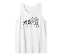 Évolution du Joueur d'échecs, Singe drôle de Néandertal Caveman Knight Débardeur