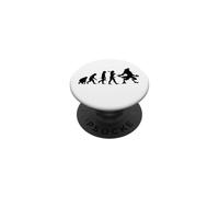 Évolution du Loup-Garou pour Halloween PopSockets PopGrip Adhésif