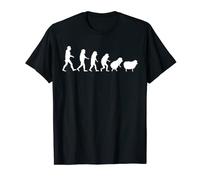 Évolution du mouton de l'homme à un mouton qui réveille le mouton T-Shirt