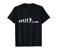 Evolution du nageur Natation de compétition Sports aquatique T-Shirt