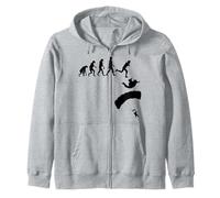 Évolution du Parachutisme Cadeau Amusant de Parachutisme Sweat à Capuche