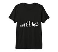 Evolution du pêcheur Cadeau de Canne à pêche T-Shirt Haut de Gamme