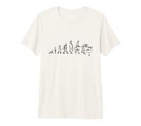 Évolution d'un Billard Humain T-Shirt Haut de Gamme