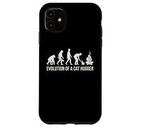 Évolution d'un Chat Hugger Funny Kitty Lover Fan Feline Fan Coque pour iPhone 11