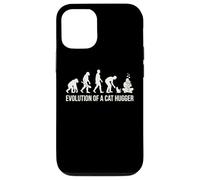 Évolution d'un Chat Hugger Funny Kitty Lover Fan Feline Fan Coque pour iPhone 12/12 Pro