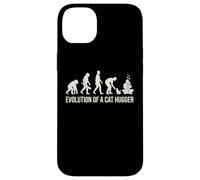 Évolution d'un Chat Hugger Funny Kitty Lover Fan Feline Fan Coque pour iPhone 14 Plus