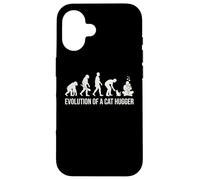 Évolution d'un Chat Hugger Funny Kitty Lover Fan Feline Fan Coque pour iPhone 16