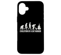Évolution d'un Chat Hugger Funny Kitty Lover Fan Feline Fan Coque pour iPhone 16 Plus