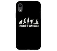 Évolution d'un Chat Hugger Funny Kitty Lover Fan Feline Fan Coque pour iPhone XR