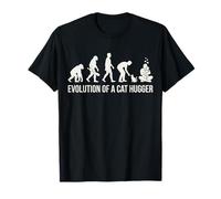 Évolution d'un Chat Hugger Funny Kitty Lover Fan Feline Fan T-Shirt