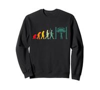 Evolution Garage Mécanicien Auto Voiture Rétro Véhicule Amoureux De Voiture Sweatshirt