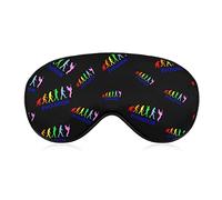 Evolution Guitarist Band Bass Sleeping Blindfold Mask Cute Eye Shade Cover avec sangle réglable pour femmes hommes nuit