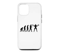 Évolution Humaine Musculation Squat Drôle Coque pour iPhone 12/12 Pro