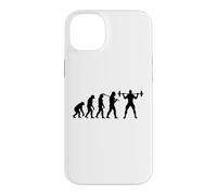 Évolution Humaine Musculation Squat Drôle Coque pour iPhone 14 Plus