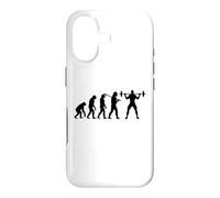 Évolution Humaine Musculation Squat Drôle Coque pour iPhone 17