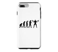 Évolution Humaine Musculation Squat Drôle Coque pour iPhone 7 Plus/8 Plus