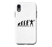 Évolution Humaine Musculation Squat Drôle Coque pour iPhone XR