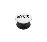 Évolution Humaine Musculation Squat Drôle PopSockets PopGrip Adhésif
