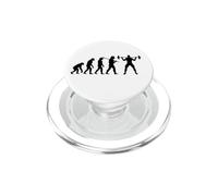 Évolution Humaine Musculation Squat Drôle PopSockets PopGrip pour MagSafe