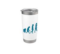 Evolution humaine vers Freediver Apnée Diver Ocean Progression N Gobelet isotherme en acier inoxydable double paroi