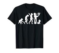 Évolution Joueurs de cor français Chasser Chien de chasse T-Shirt