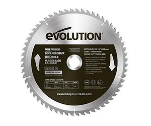 Evolution: Lame bois fin 25 mm, lame de scie à tronçonner, Offre une belle finition sur bois durs et tendres