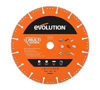Evolution - Lame diamantée multi-matériaux de 255 mm pour coupe-disques - Diamants de qualité supérieure - Idéal pour couper le métal, la brique, les carreaux et le plastique