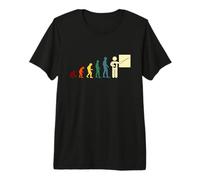 Evolution maître d’école Homme Humour Prof idée Cadeau drôle T-Shirt Haut de Gamme