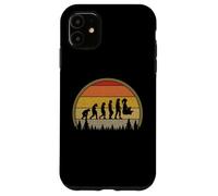 Evolution Meditation T-Shirt de Yoga rétro Vintage Sunset Design Coque pour iPhone 11