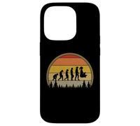 Evolution Meditation T-Shirt de Yoga rétro Vintage Sunset Design Coque pour iPhone 14 Pro