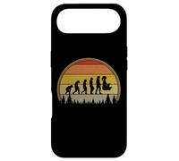 Evolution Meditation T-Shirt de Yoga rétro Vintage Sunset Design Coque pour iPhone Air