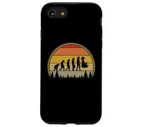 Evolution Meditation T-Shirt de Yoga rétro Vintage Sunset Design Coque pour iPhone SE (2020) / 7/8
