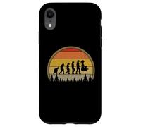 Evolution Meditation T-Shirt de Yoga rétro Vintage Sunset Design Coque pour iPhone XR
