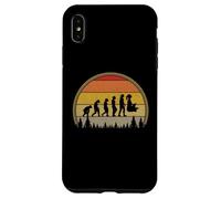 Evolution Meditation T-Shirt de Yoga rétro Vintage Sunset Design Coque pour iPhone XS Max