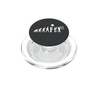 Evolution Météorologue École Enseignant Météo Météorologie PopSockets PopGrip pour MagSafe