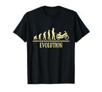 Evolution mobylette homme humour motobécane idée cadeau mob T-Shirt