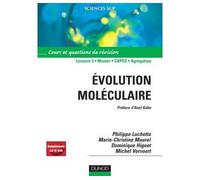 Évolution moléculaire - Cours et questions de révision - Livre+compléments en ligne - Philippe Luchetta - Dunod - broché - Scolaire / Universitaire