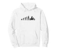 Evolution Moto Homme Humour Idée Cadeau Motard Drôles Sweat à Capuche