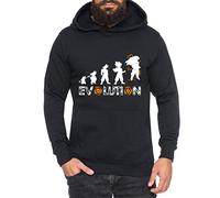 Evolution Nerd Sweat à Capuche pour Homme One Goku Dragon Master Son Ball Vegeta Turtle Roshi Piece Golds DB, Farbe2:Schwarz;Größe2:XXL