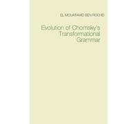 Evolution Of Chomsky's Transformational Grammar