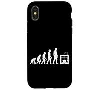Evolution of Makers Impression 3D Humour Print Art Lover Coque pour iPhone X/XS