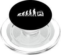 Evolution of Makers Impression 3D Humour Print Art Lover PopSockets PopGrip pour MagSafe