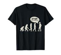 Evolution Of Man Stop Following Me T-Shirt